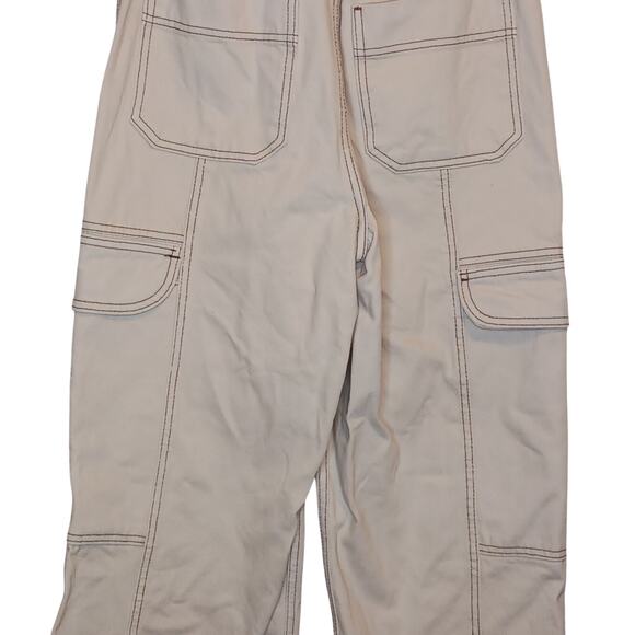 BDG Urban Outfitters Cream High Rise Denim Cargo Pants NWOT Size 29 - Picture 4 of 10